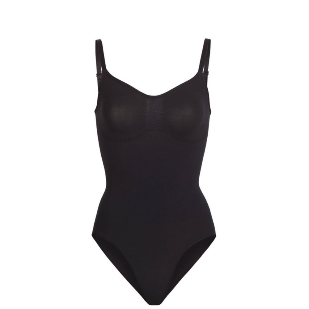 SEAMLESS SCULPT BRIEF BODYSUIT onyx